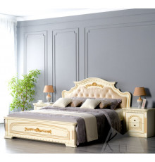 Спальня Деметра Кровать 1,8 с мягким изголовьем (Антивандальная ткань)